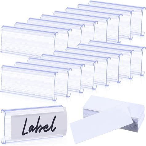 metal label holders for boxes uk|shelf label holders 2x1.5.